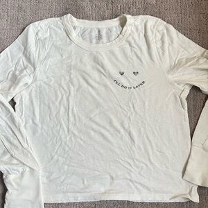 NWOT Aerie Long Sleeved Cropped Tee